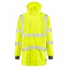 Leo Workwear Clovelly With Hartland Class 3 Hi-Vis Yellow Anorak Fleece Leo Workwear Clovelly With Hartland Class 3 Hi-Vis Yellow Anorak Fleece